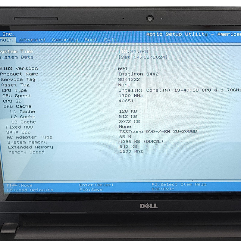 DELL - ジャンク品 DELL Insprion 3442 ジャンク品 DELL Insprion 3442