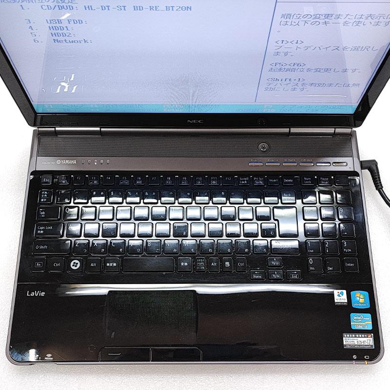 ジャンク品 NEC LaVie PC-LL750FS3EB ジャンクPC ジャンクパソコン 保証なし OS無し ACアダプタ 付き｜gtech｜04