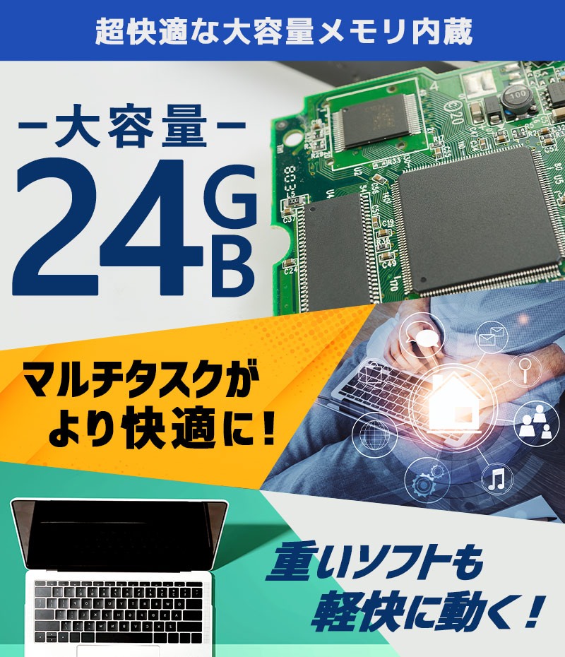 薄型 大画面 中古パソコン Microsoft Office付き NEC VersaPro VJT25/F-3 Windows11 Pro Core i5 7200U メモリ 24GB SSD 256GB 15.6型 無線LAN Wi-Fi 15インチ A | VersaPro | 08