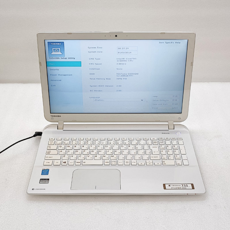 ジャンク品 東芝 dynabook T55/PW ジャンクPC ジャンクパソコン