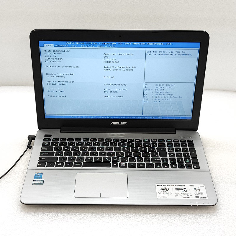 ジャンク品 ASUS X555L ジャンクPC ジャンクパソコン 保証無し OS無し