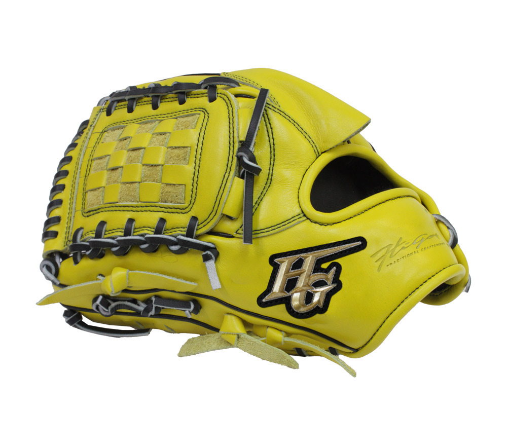 己極 ハイゴールド 軟式グローブ OKG-9101 SRレモンイエロー 投手用