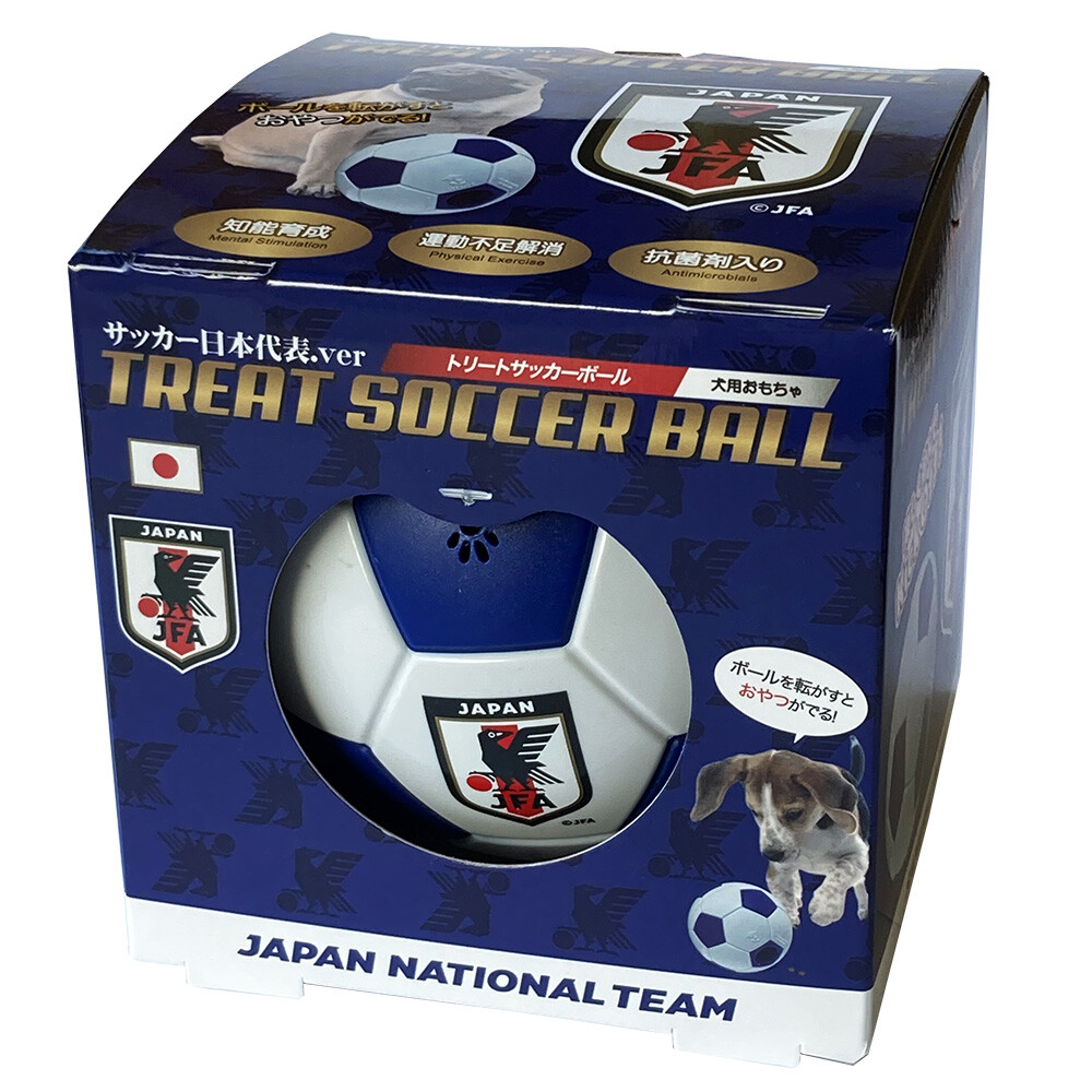 FANTASY WORLD 犬用おもちゃ トリートサッカーボール 知育トイ