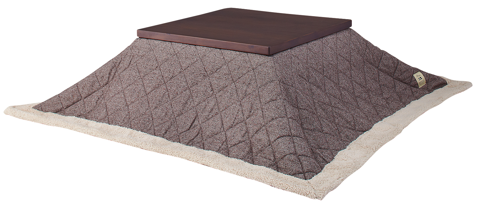 薄掛こたつ布団 正方形 ツイード シープボア 裏面フリース コタツ布団 こたつ掛け布団 シンプル おしゃれ 冬 |  | 02