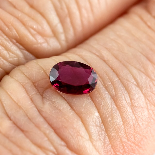 ルビー 宝石ルース 裸石 天然石 カボションカット 2.440ct ユーズド