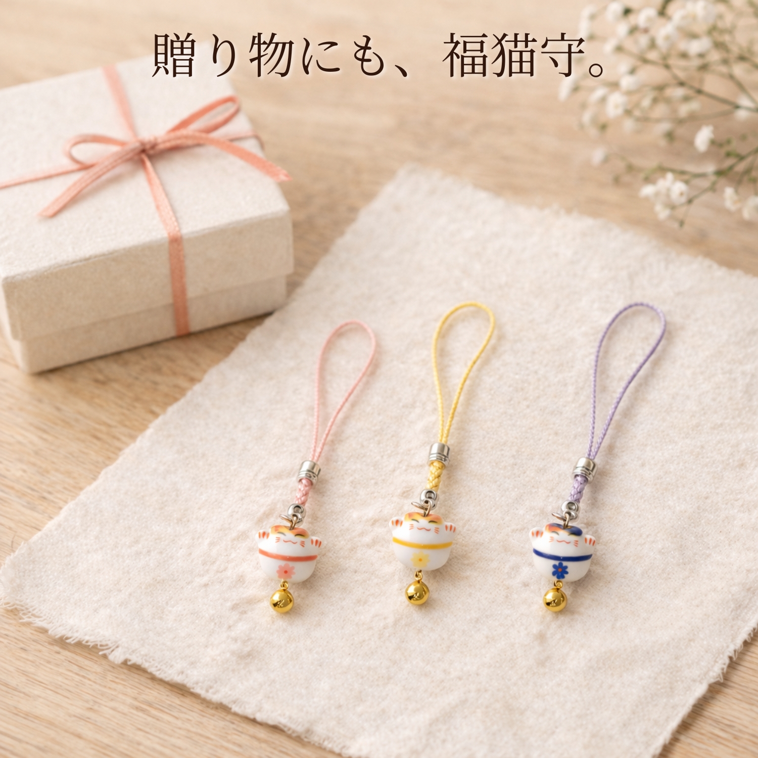 GOOD TIME / ショッピング 父の日 ギフト 招き猫 福猫守 お守り 商売