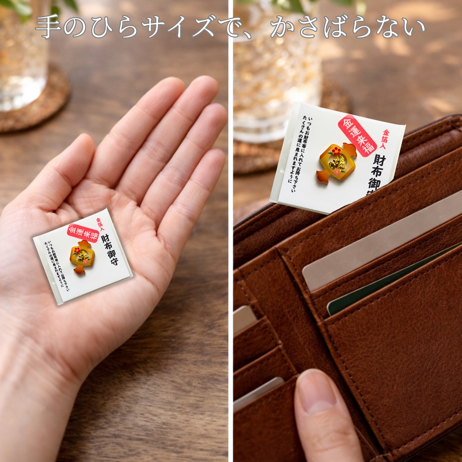 財布御守 金箔入り 詳細