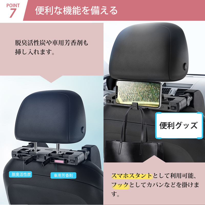 車用首枕 ネックパッド 自動車用ネックパッド ネックピロー 首サポート低反発 快適 子供 大人 高齢者後部座席 パッド回転可 取付簡単 角度調節  プレゼント :845014qctz:グーポンショップ - 通販 - Yahoo!ショッピング