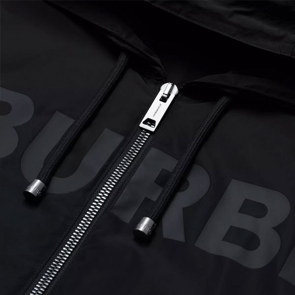 バーバリー/アウター ブルゾン/M/ブラック 日本製 山陽商会 フード BURBERRY バーバリー ブルゾン ブラック ジャケット サイズM