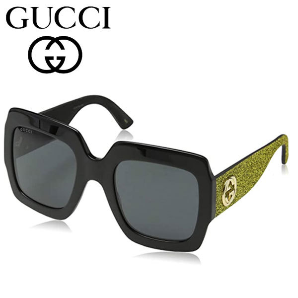 GUCCI グッチ サングラス ブラック GUCCI グッチ サングラス ブラック×イエロー 入園 入学 就職 母