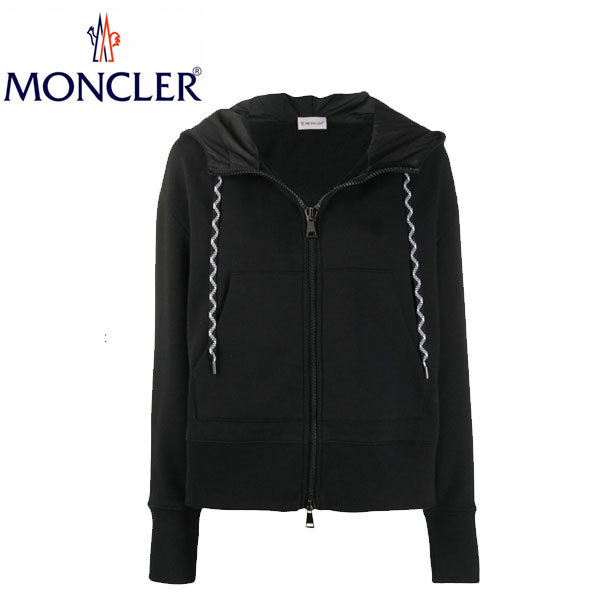 MONCLER モンクレール バッグロゴ ジップアップ パーカー サイズM 入園 