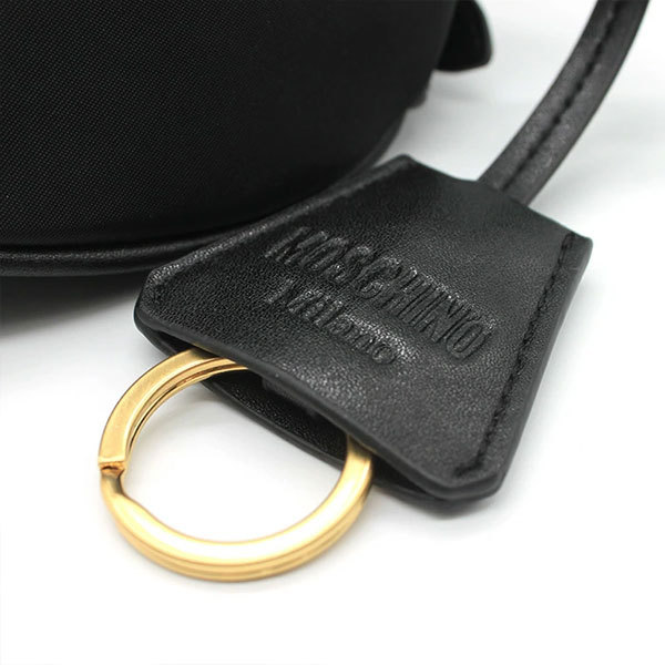 MOSCHINO インポートブラック パーティーバック、コスメバック MOSCHINO（モスキーノ） ボディバック ブラック 入園 入学 就職 母の日
