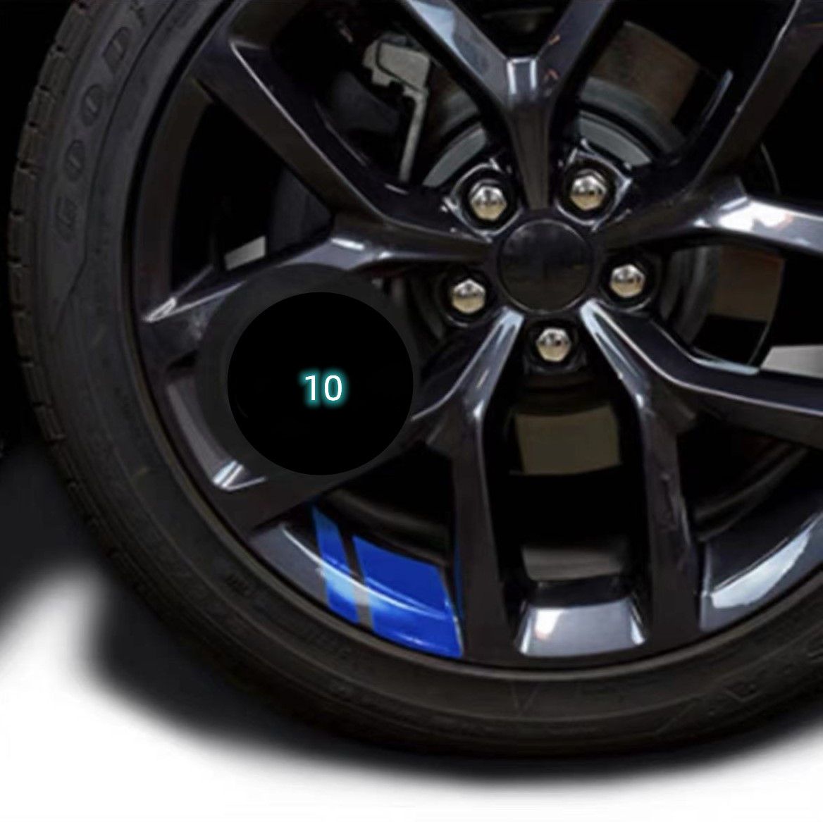BMW ホイールリング 自動車用タイヤ 装飾 カーアクセサリー リム エンブレム ステッカー   M...