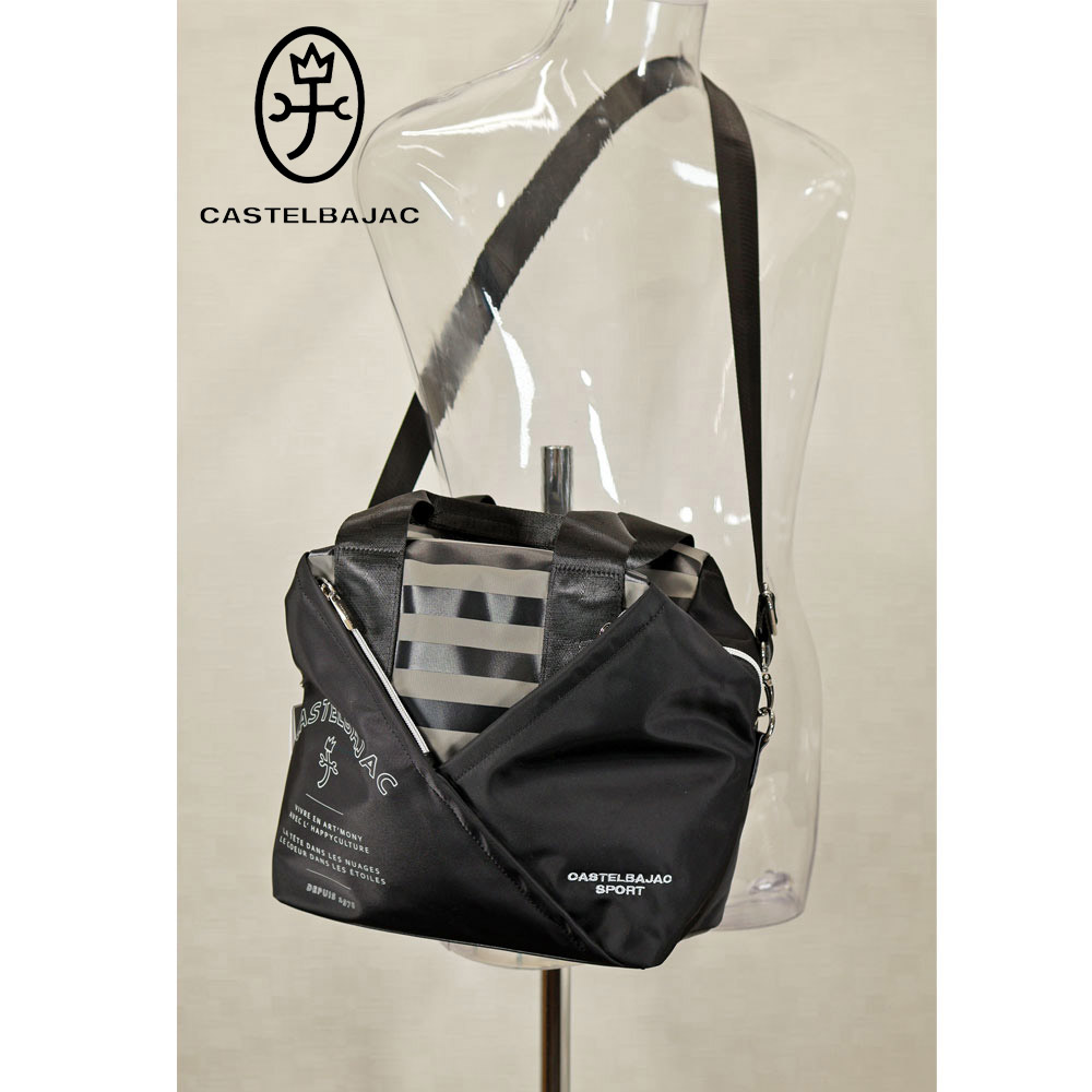 未使用級 カステルバジャック カヌレ ボディバッグ ブラック スクエア 2025 bc46.jpg