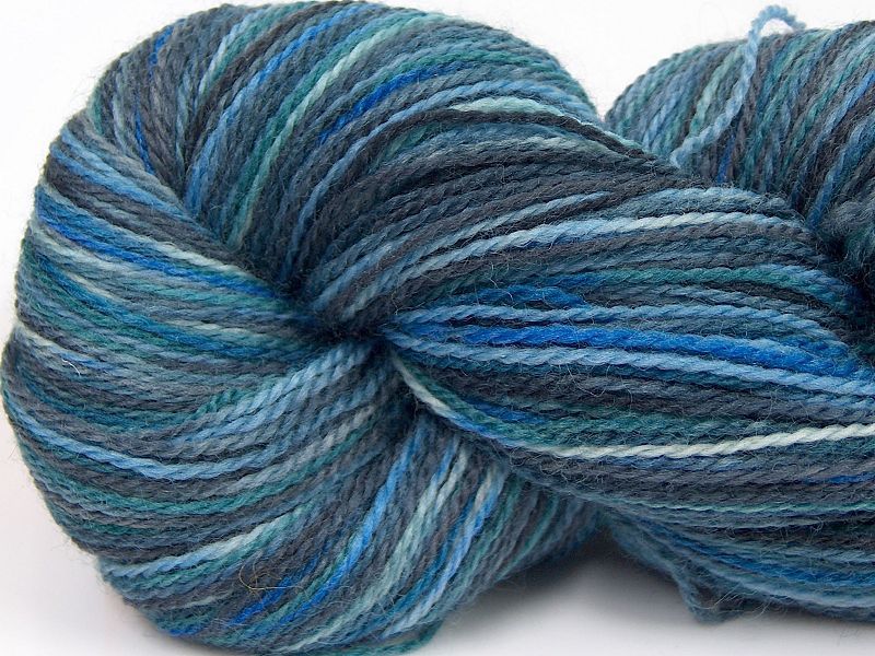 ICE Yarns 手染めシルクウール毛糸 : ice-handdyedsilk : Guild by POD