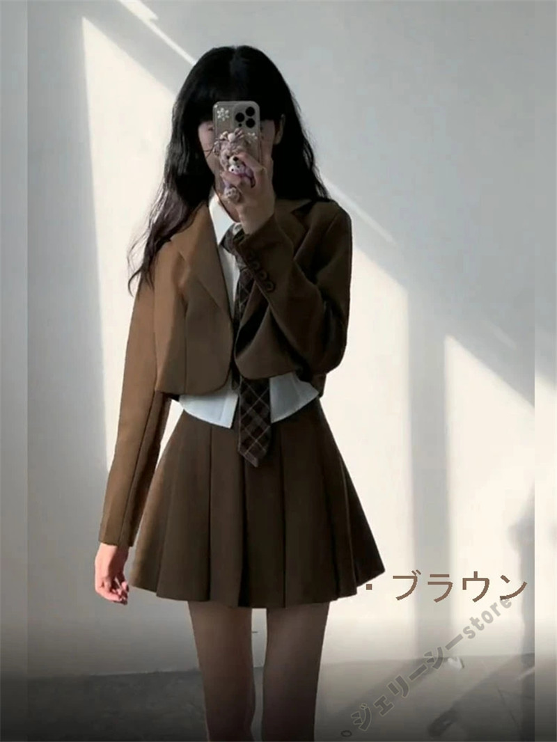 卒業式 スーツ 女の子 韓国 制服 プレザー フォーマルスーツ 子供服 スーツ 入学式ツ 女の子 3...