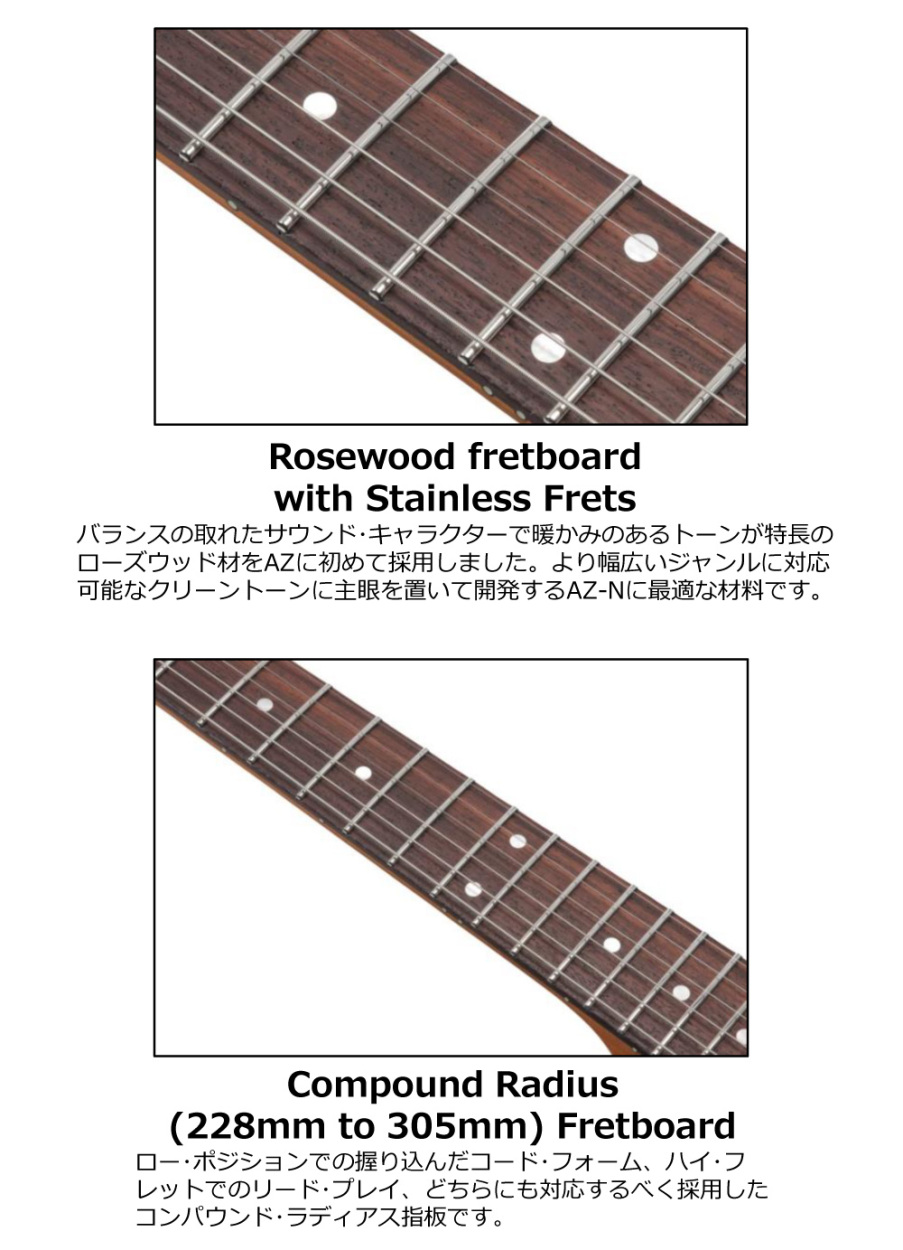 Ibanez（アイバニーズ） 【限定生産モデル】Ibanez AZ2204NW -MGR