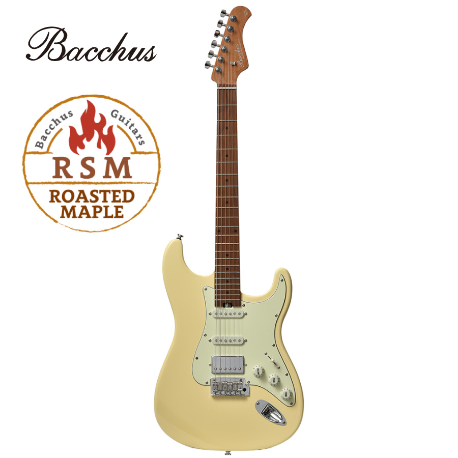 Bacchus Global Series BSH-STD25 RSM/M -OWH- │ ホワイト《エレキ