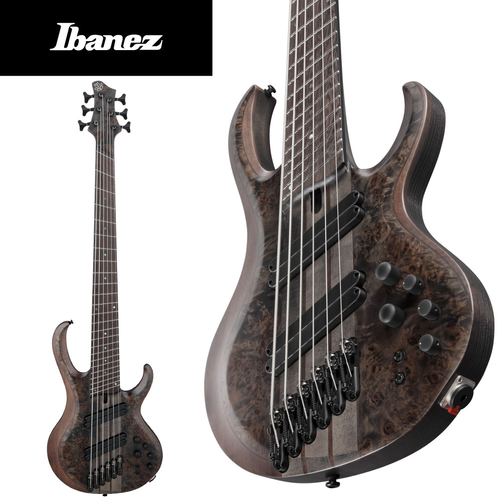6弦ベース フレットレス アクティブIbanez BTB406 QMTK 6弦ベース フレットレス アクティブIbanez BTB406 QMTK