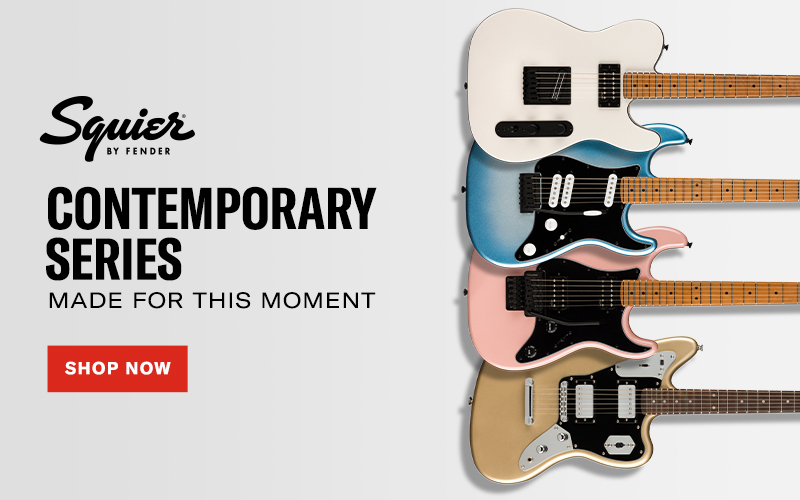 Squier Squier Contemporary Stratocaster HH FR -Shell Pink Pearl