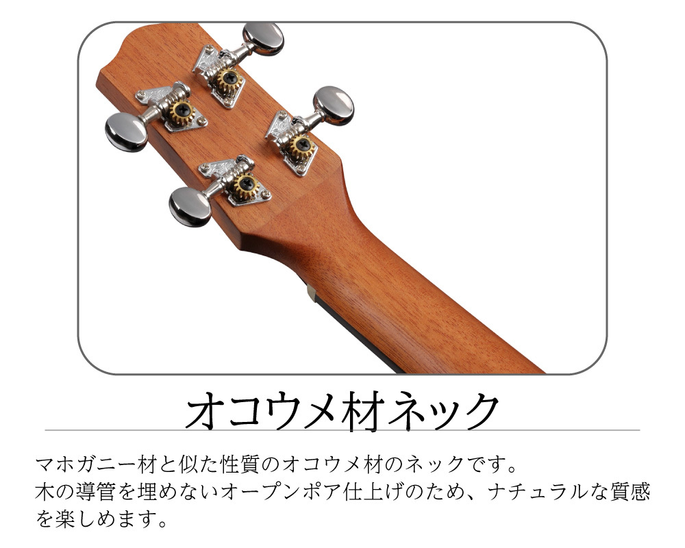 Ibanez(アイバニーズ) Ibanez UKC100 -OPN (Open Pore Natural Ibanez(アイバニーズ) Ibanez UKC100 -OPN (Open Pore Natural