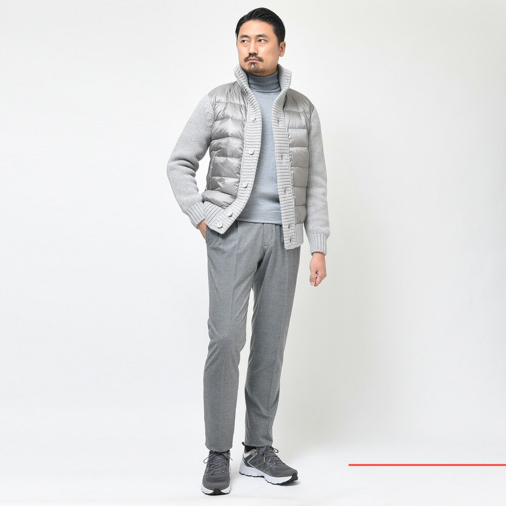 ヘルノ　ダウン　ニットブルゾン ヘルノダウンニットブルゾン