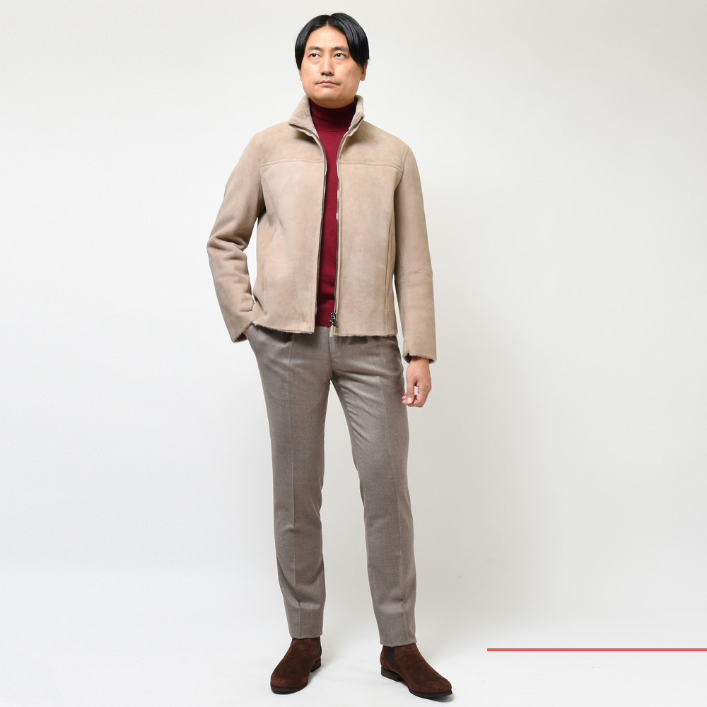Altacruna アルタクルーナ ベビーラムムートン ALTACRUNA（アルタクルーナ）ベビーラムムートンスエードスタンド