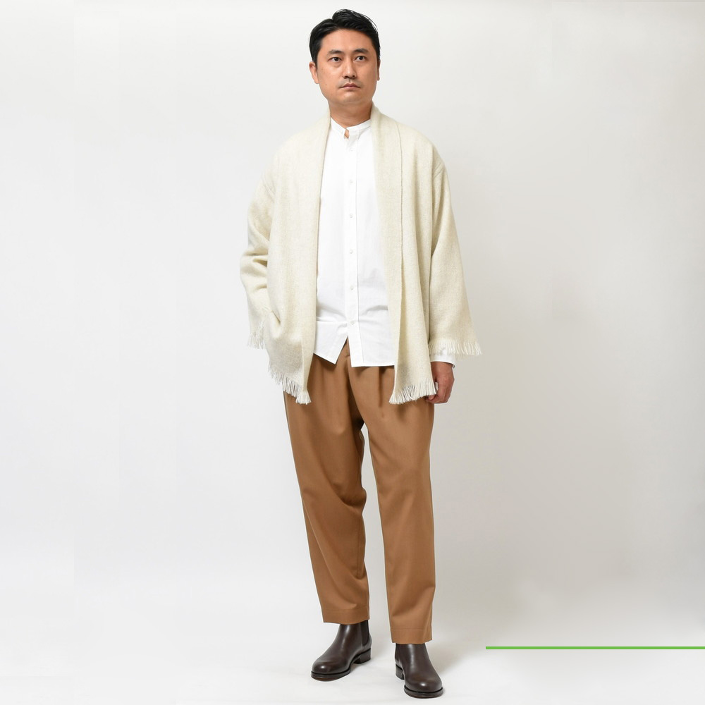 COMOLI（コモリ）×Norlha（ノラ） ヤクウールストールジャケット COMOLI（コモリ）×Norlha（ノラ）ヤクウールストールジャケット
