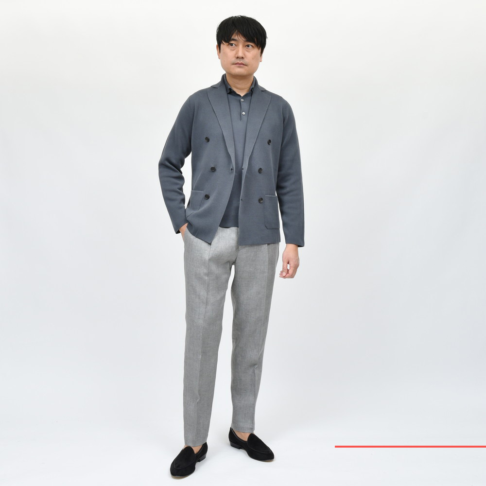 FILIPPO DE LAURENTIIS 6B ダブルニットジャケット フィリッポ デ ローレンティス / FILIPPO DE LAURENTIIS / ダブル