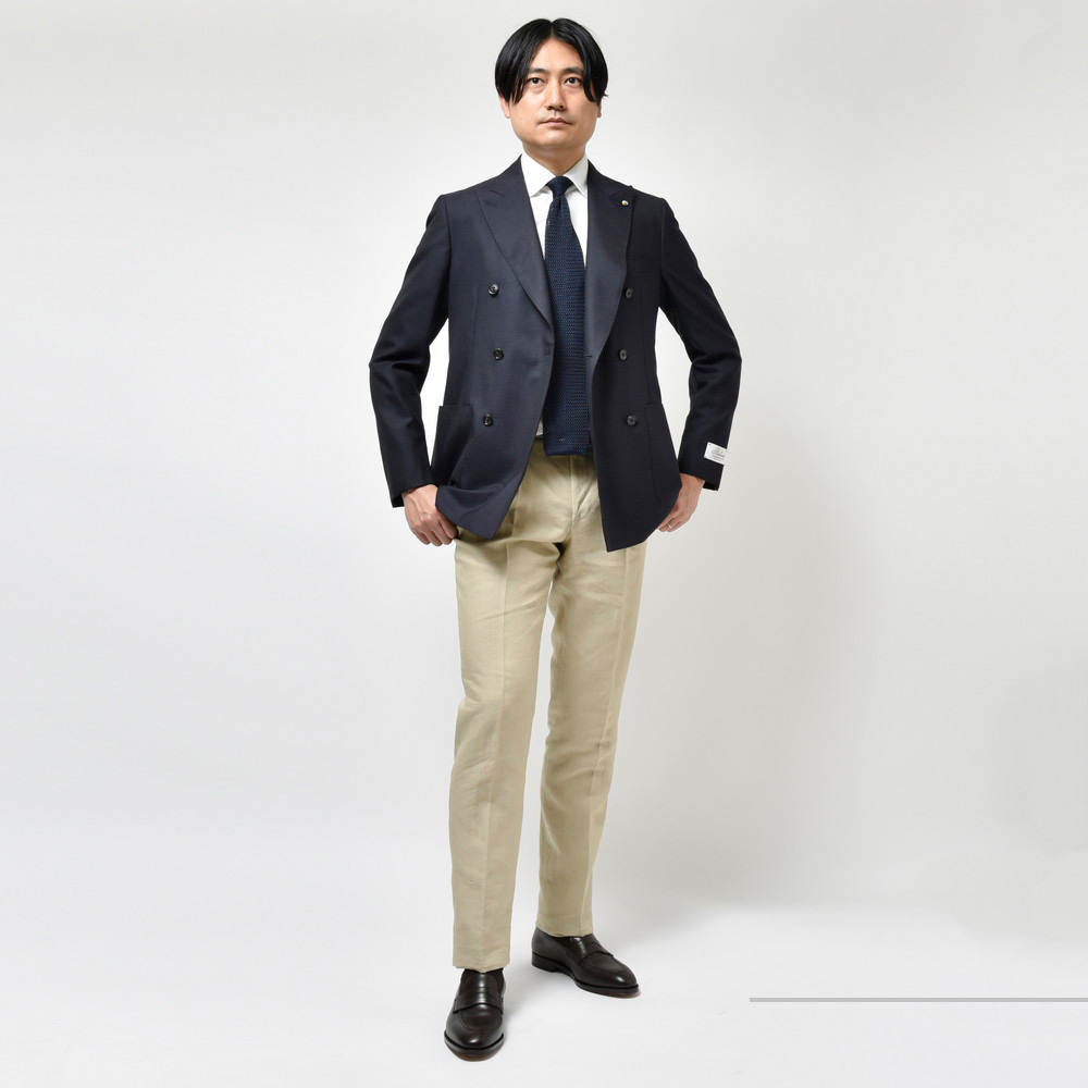 Belvest（ベルベスト）4シーズンカシミア6Bダブルジャケット JACKET IN