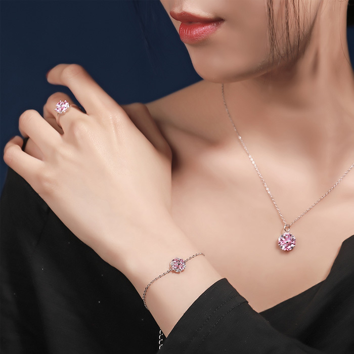 しむのも gulamu フリーサイズ/一粒さくらリング/桜/指輪 : 腕時計・アクセサリー jewelry : ✸により