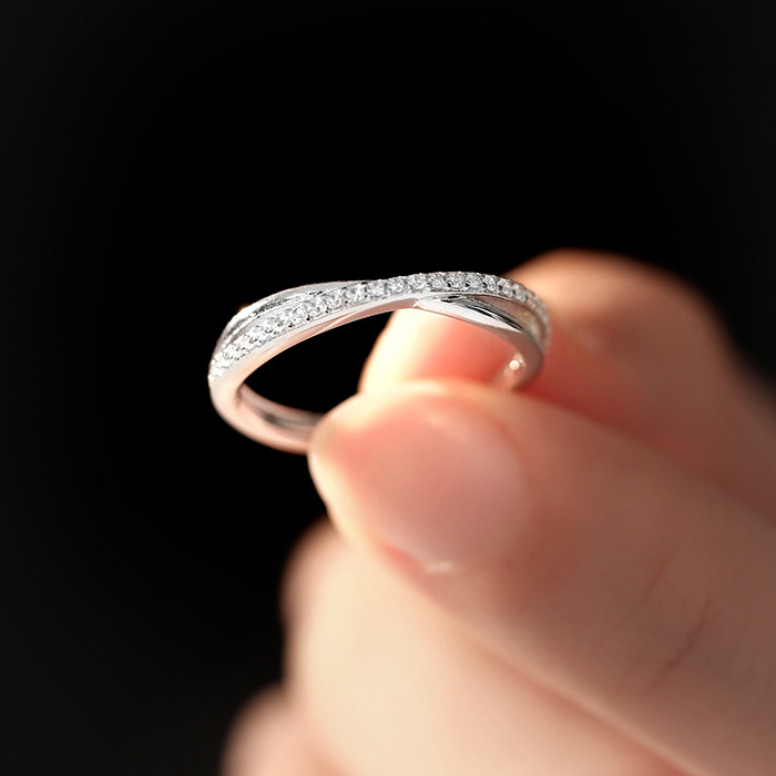 gulamu jewelry 指輪 レディース エタニティ クロスデザイン