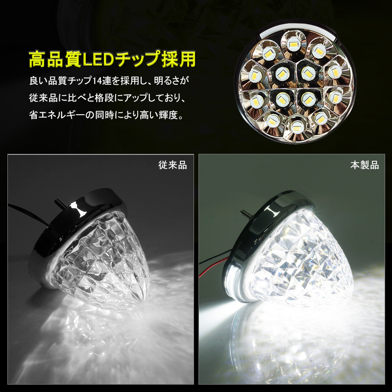 マーカーランプ 8個セット Amazon | Customize（カスタマイズ） 24V トラック用 LED