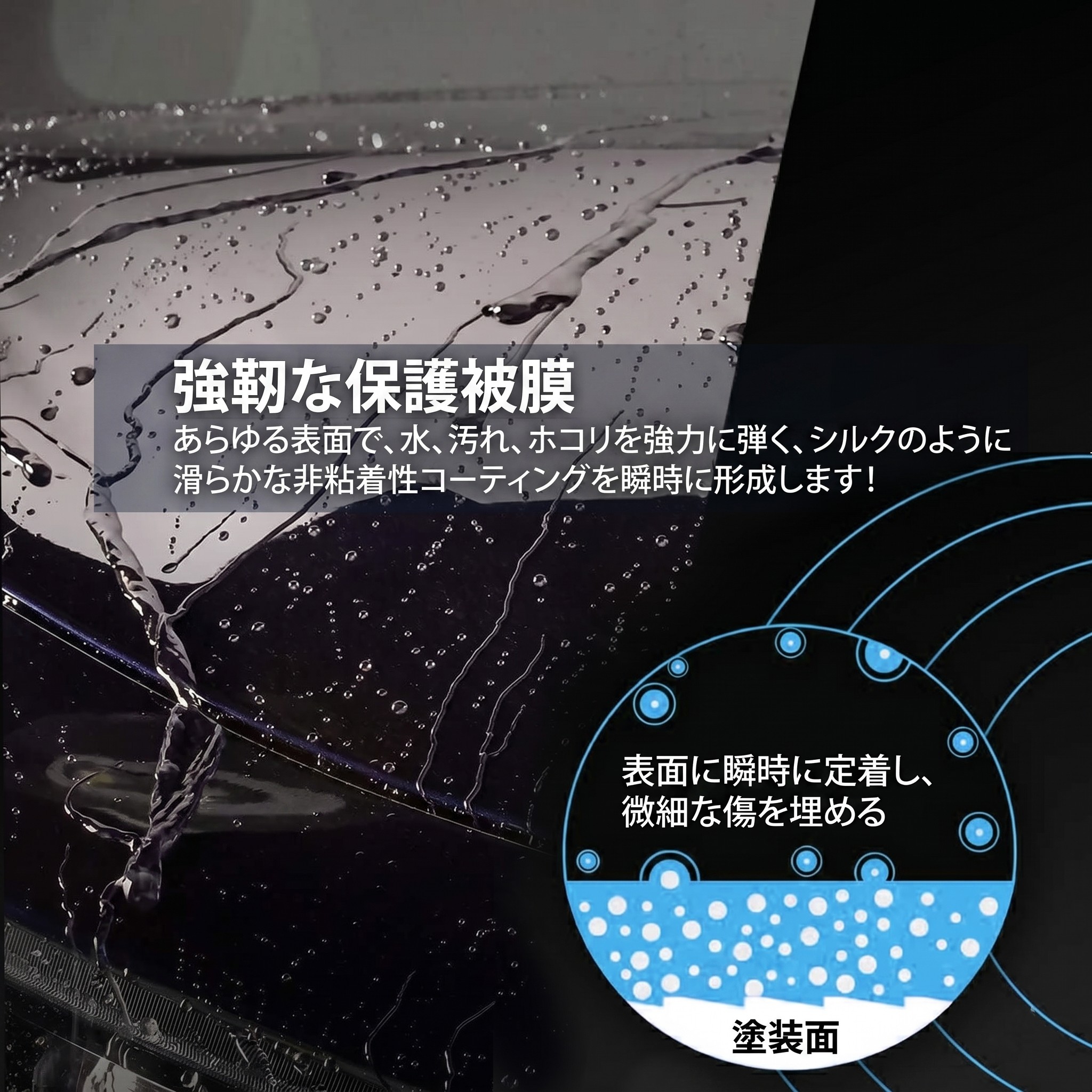 コーティング剤 グラフェンコーティング500ml スプレー 車 洗車 撥水 
