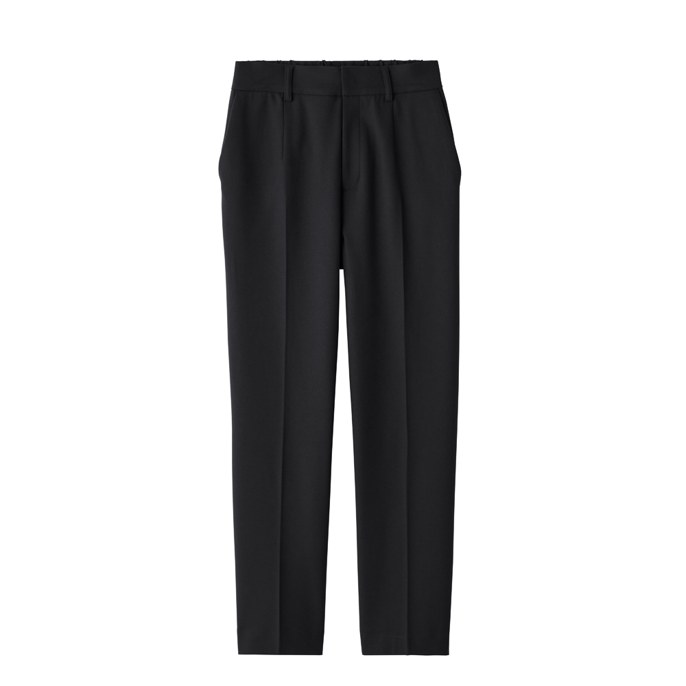 Tuche グンゼ 裏起毛 ストレートパンツ レディース ウエストゴム