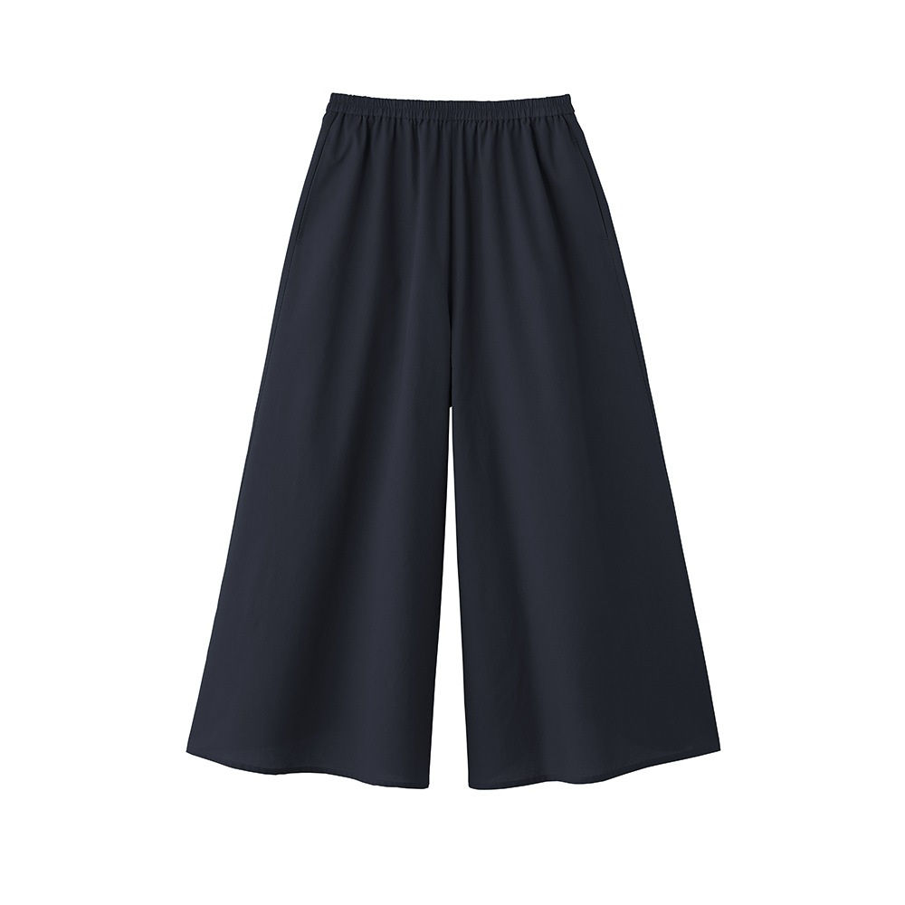 Tuche グンゼ ワイドパンツ レディース きれいめ 綿100％ コットン 40