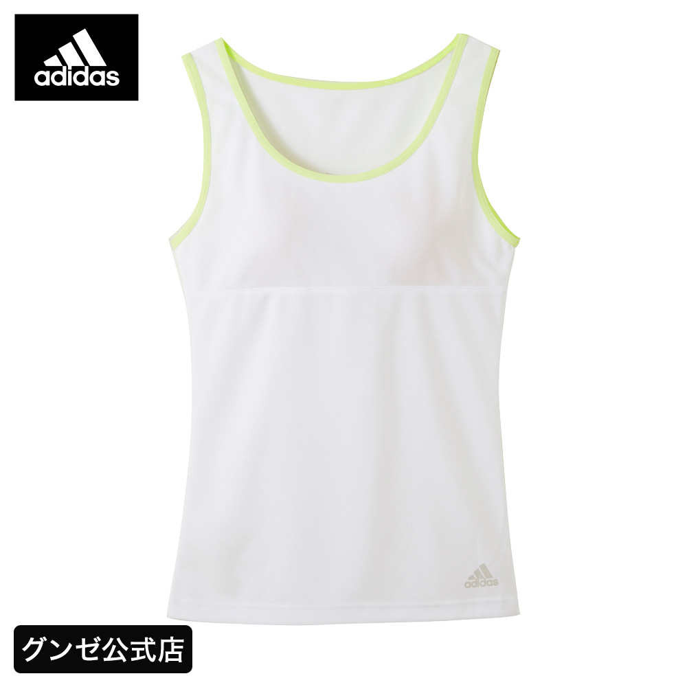 140cm GUNZE グンゼ キッズ adidas アディダス 吸汗速乾 メッシュ タンクトップ 女の子 春夏 APD0570 140サイズ