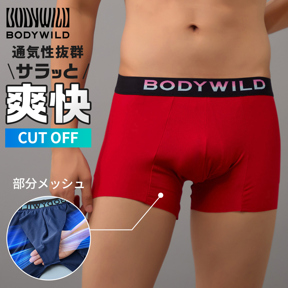 BODY WILD（ボディワイルド） グンゼ ボクサーパンツ メンズ オール