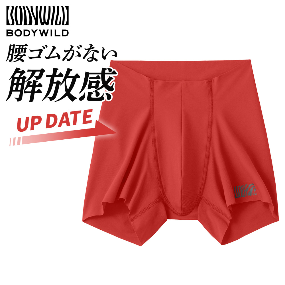 ボディワイルド ボクサーパンツ50枚 BODY WILD（ボディワイルド） グンゼ ボクサーパンツ 腰ゴムなし 前