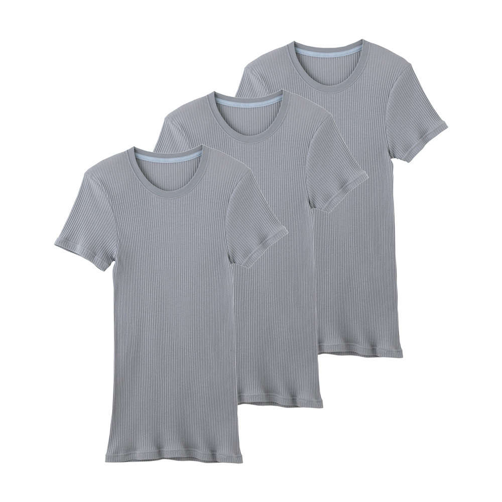 福袋 22 ボディワイルド インナー 肌着 メンズ 丸首 3枚セット 下着 中身が見える福袋 Gunze グンゼ Body Wild プレミアムライン Fk22bw7 M Ll 税込