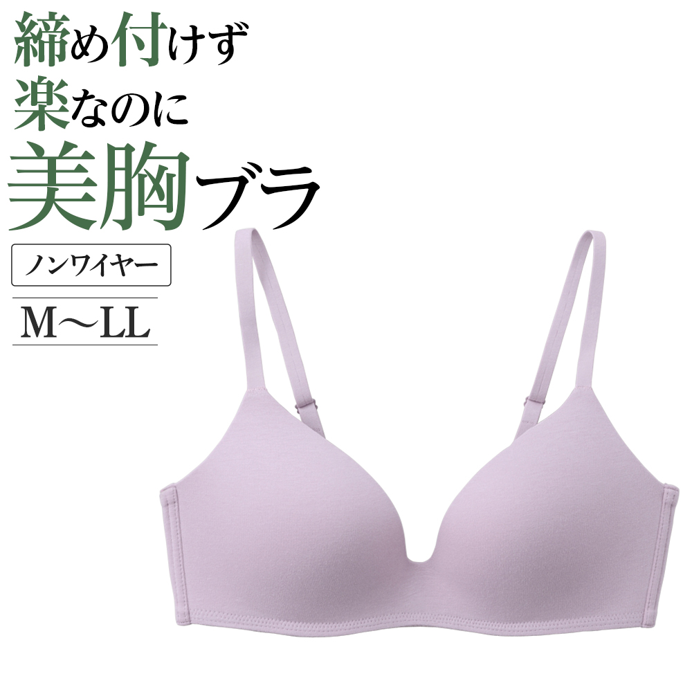 グンゼの「キレイラボ（KIREILABO）」シリーズ、ノンワイヤーブラジャーL KIREILABO グンゼ GUNZE キレイラボ ノンワイヤーブラジャー