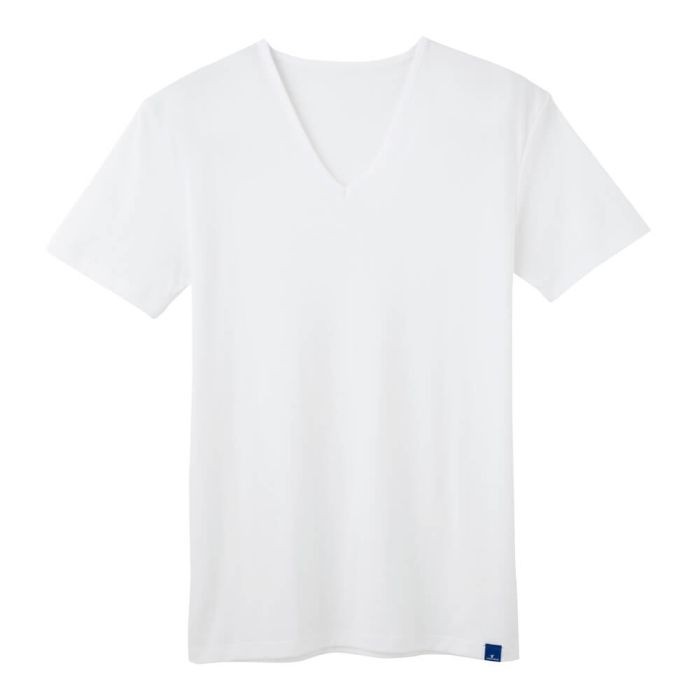 メンズ インナー 夏 汗対策 吸汗 速乾 防臭 男性 紳士 肌着 綿 サラッと綿混 ｖネック ｔシャツ Gunze グンゼ Coolmagic クールマジック Mc2415h グンゼpaypayモール店 通販 Paypayモール