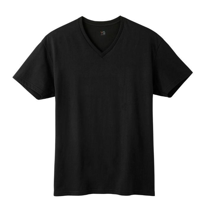 【3(日)迄 P10倍】 グンゼ インナー メンズ VネックTシャツ 年間 YG ワイジー 超速吸水 半袖 V首 綿100 肌着 抗菌 速乾 天竺 YV0615 M-LL