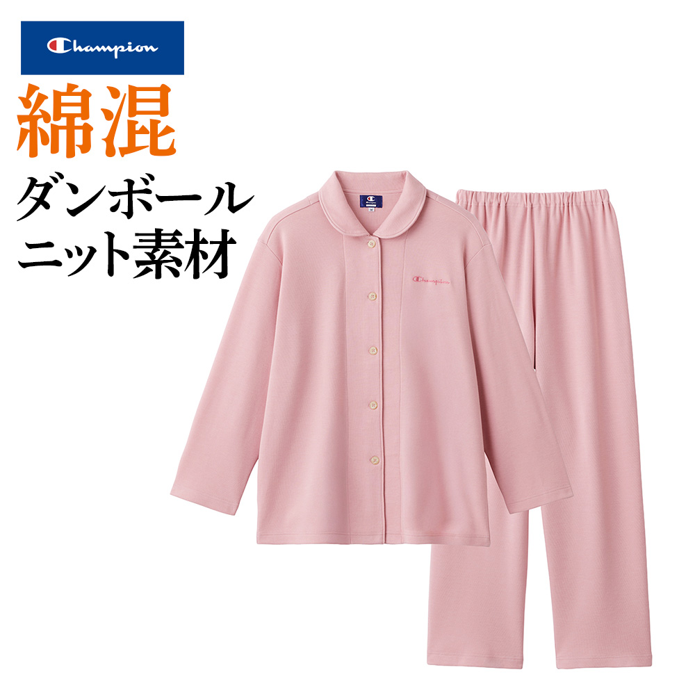 Champion（チャンピオン） パジャマ レディース 綿混 ダンボールニット