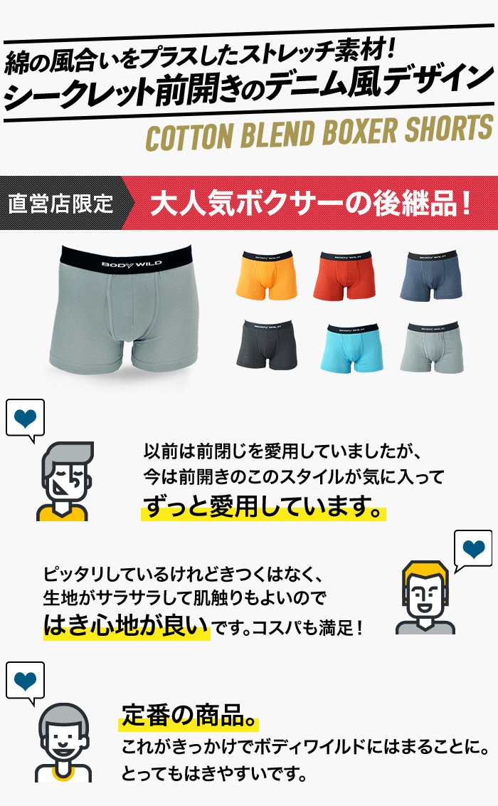 EDWIN & BODY WILD ボクサーパンツ27枚セット M 未使用品 BODY WILD（ボディワイルド） グンゼ ボクサーパンツ メンズ 前開き 2