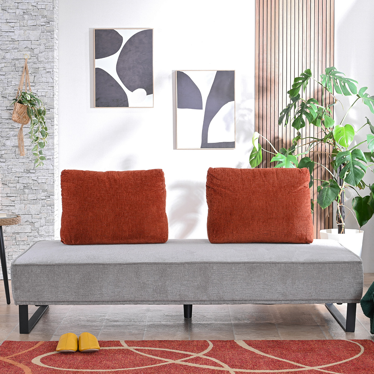 アイランドソファー ソファー ソファ 三人掛けソファー 二人掛けソファー 3P 2P 幅195cm アイランドソファ ローソファー 背クッション st32-9s 玄関渡し | ブランド登録なし | 04