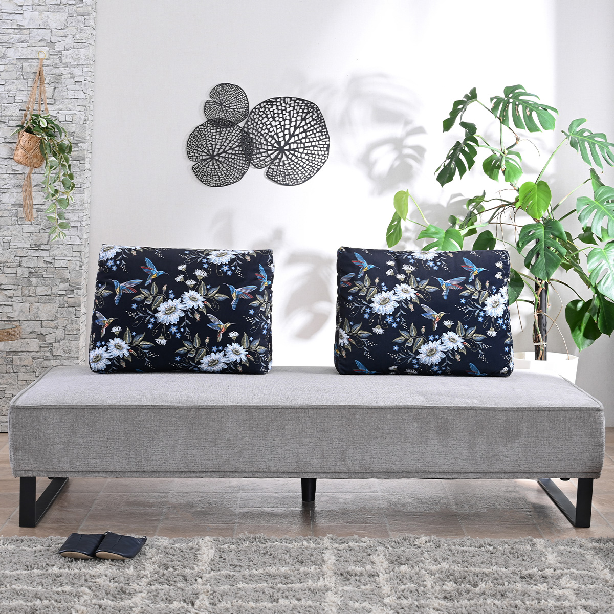 アイランドソファー ソファー ソファ 三人掛けソファー 二人掛けソファー 3P 2P 幅195cm アイランドソファ ローソファー 背クッション st32-9s 玄関渡し | ブランド登録なし | 05