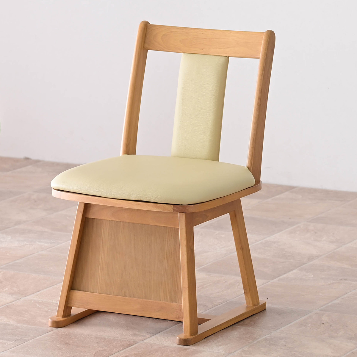 こたつ用チェア 1脚 回転 木製 回転椅子 回転チェア ダイニングチェア こたつチェア イス こたつ用 チェア チェアー レザー ダイニングこたつ 椅子 |  | 01