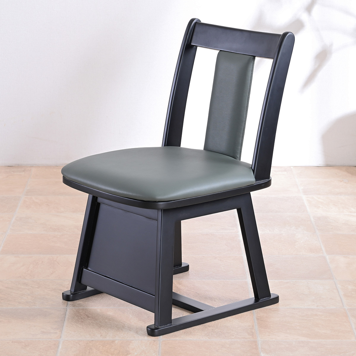 こたつ用チェア 1脚 回転 木製 回転椅子 回転チェア ダイニングチェア こたつチェア イス こたつ用 チェア チェアー レザー ダイニングこたつ 椅子 |  | 03