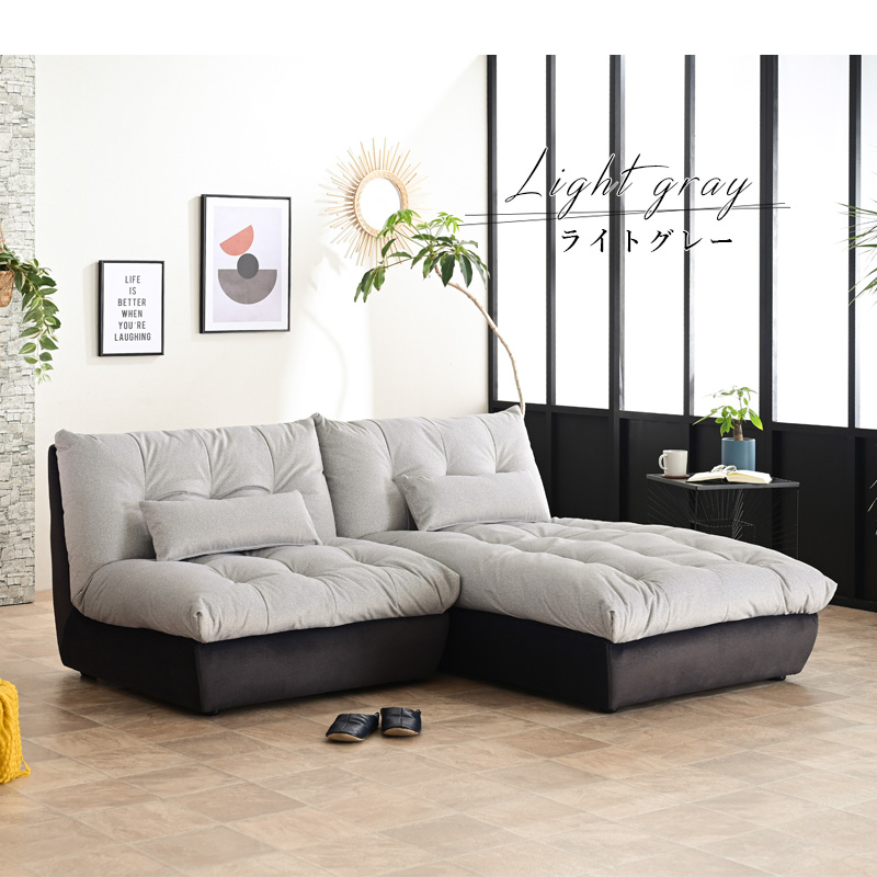 カウチソファ ソファー 3人掛け 三人用 ワイド 広々座面 3Pソファ 傷に